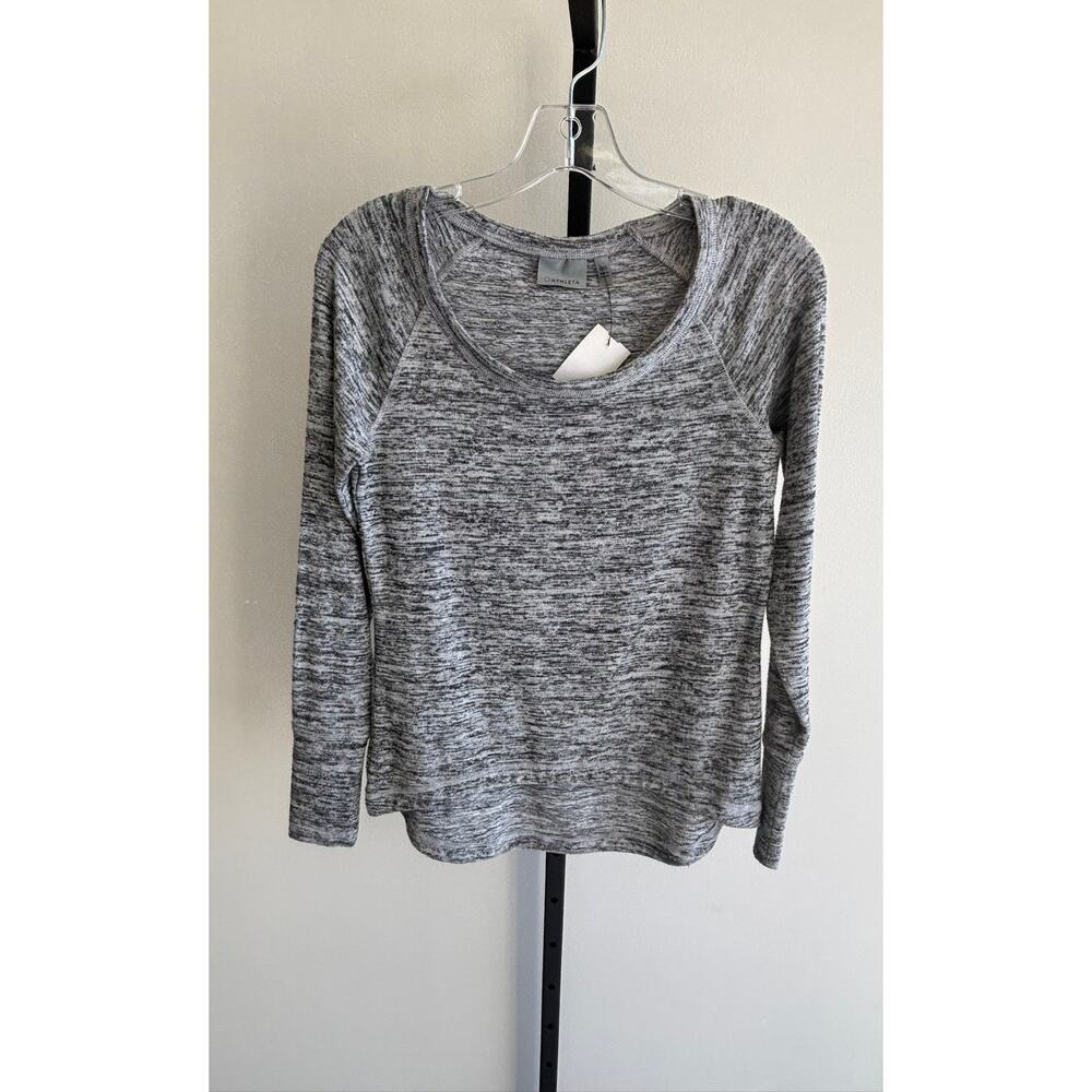Athleta Women's Grey Long Sleeve Shirt Size XXS #T5016